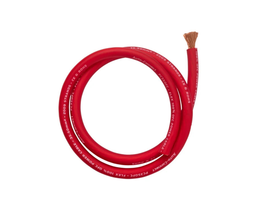Auto-Connect Power Cable OFC Flex 35mm2 Red 30m - Universele Kabels & Connectoren - artikel 720PC35OFCR - afbeelding 4