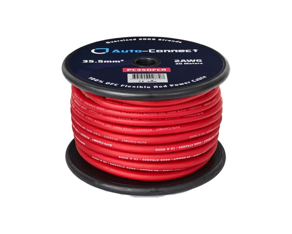 Auto-Connect Power Cable OFC Flex 35mm2 Red 30m - Universele Kabels & Connectoren - artikel 720PC35OFCR - afbeelding 5