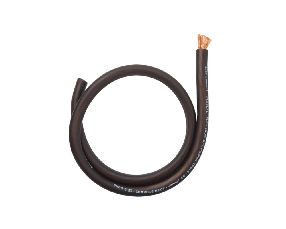 Auto-Connect Power Cable OFC Flex 53mm2 Black 20m - Universele Kabels & Connectoren - artikel 720PC53OFCB - afbeelding 4