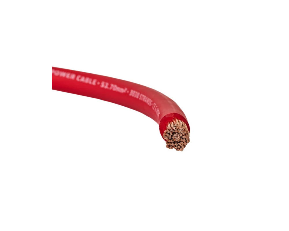 Auto-Connect Power Cable OFC Flex 53mm2 Red 20m - Universele Kabels & Connectoren - artikel 720PC53OFCR - afbeelding 3