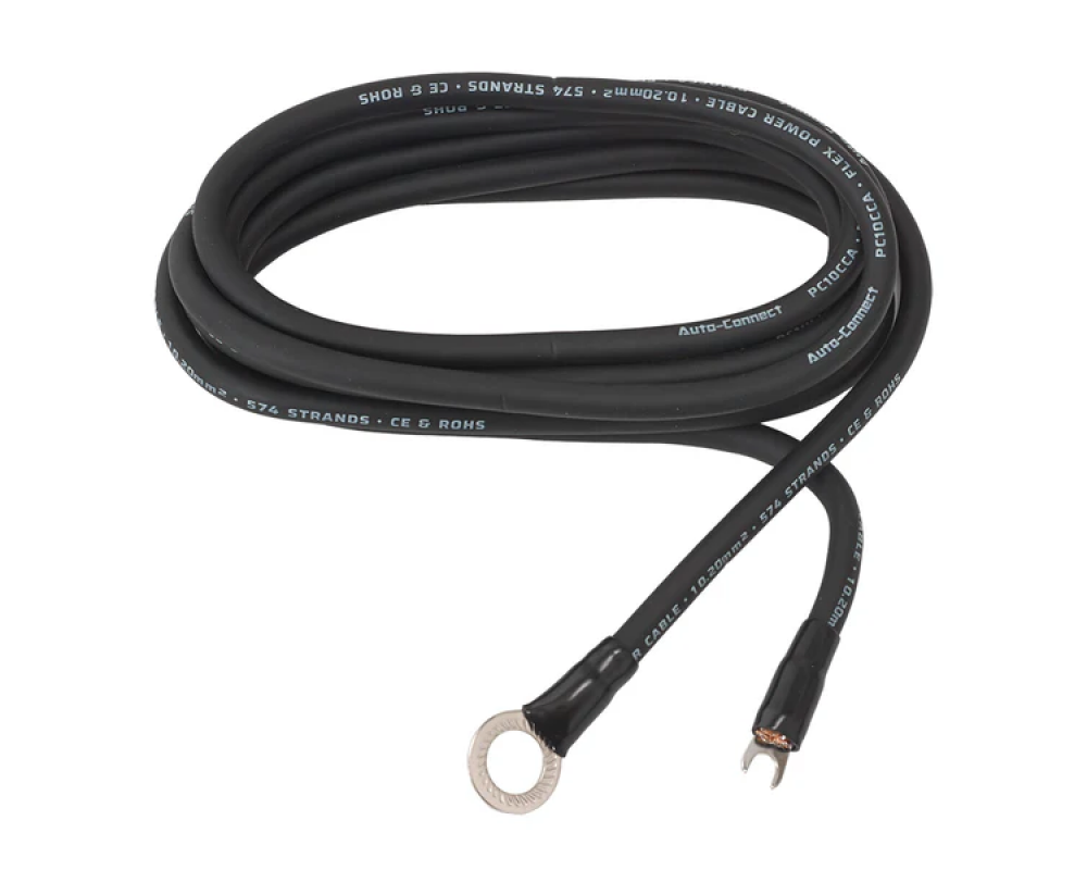 Auto-Connect Power cable CCA 10mm2 Term. 2.5M black afbeelding 2