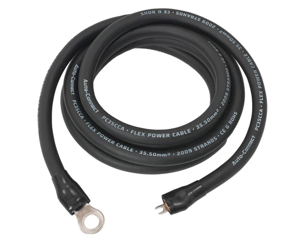 Auto-Connect Power cable CCA 35mm2 Term. 2.5M black afbeelding 2