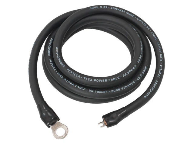 Auto-Connect Power cable CCA 35mm2 Term. 2.5M black afbeelding 3