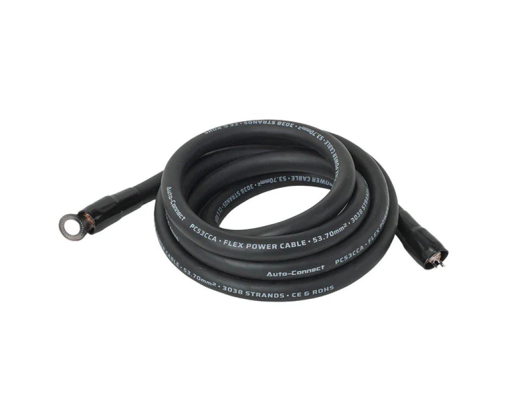 Auto-Connect Power cable CCA 53mm2 Term. 2.5M black afbeelding 2
