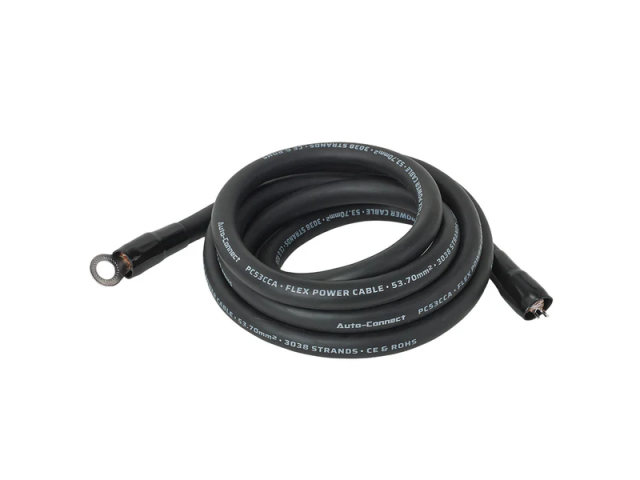 Auto-Connect Power cable CCA 53mm2 Term. 2.5M black afbeelding 3