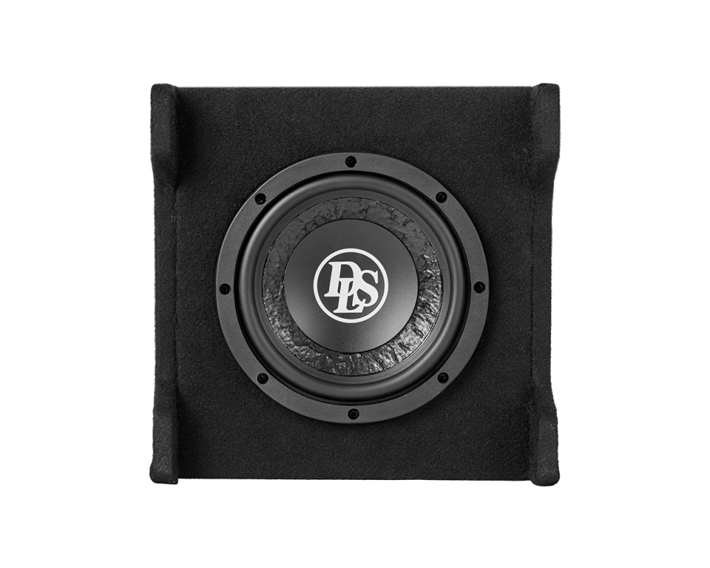 DLS 1x8" / 2500mm Slim Subwoofer Kist (Downfire)