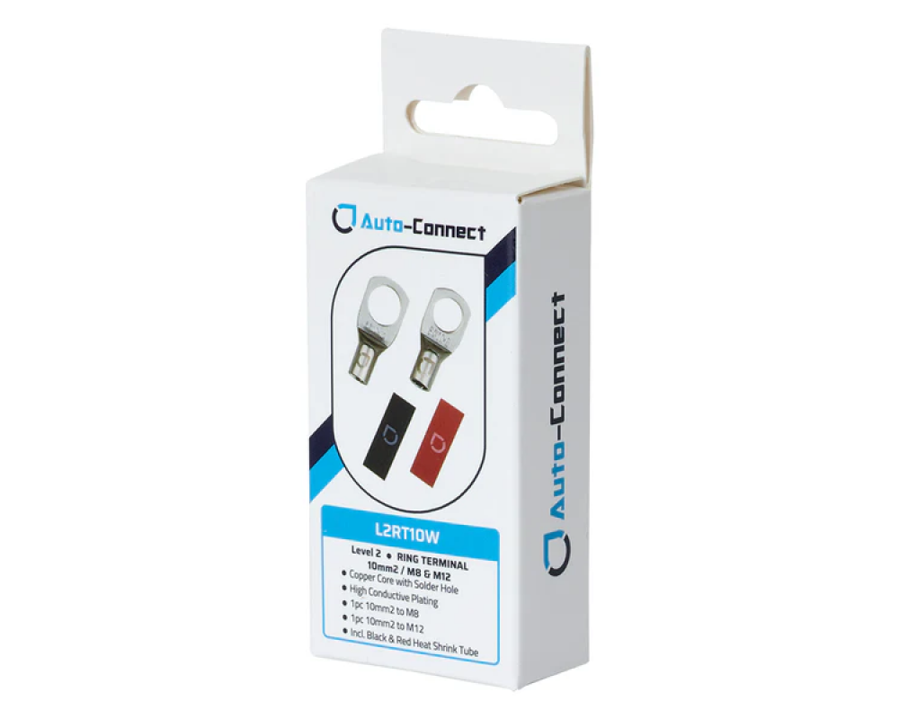 Auto-Connect Level 2 Ring Terminal 10mm2 M12/M8
