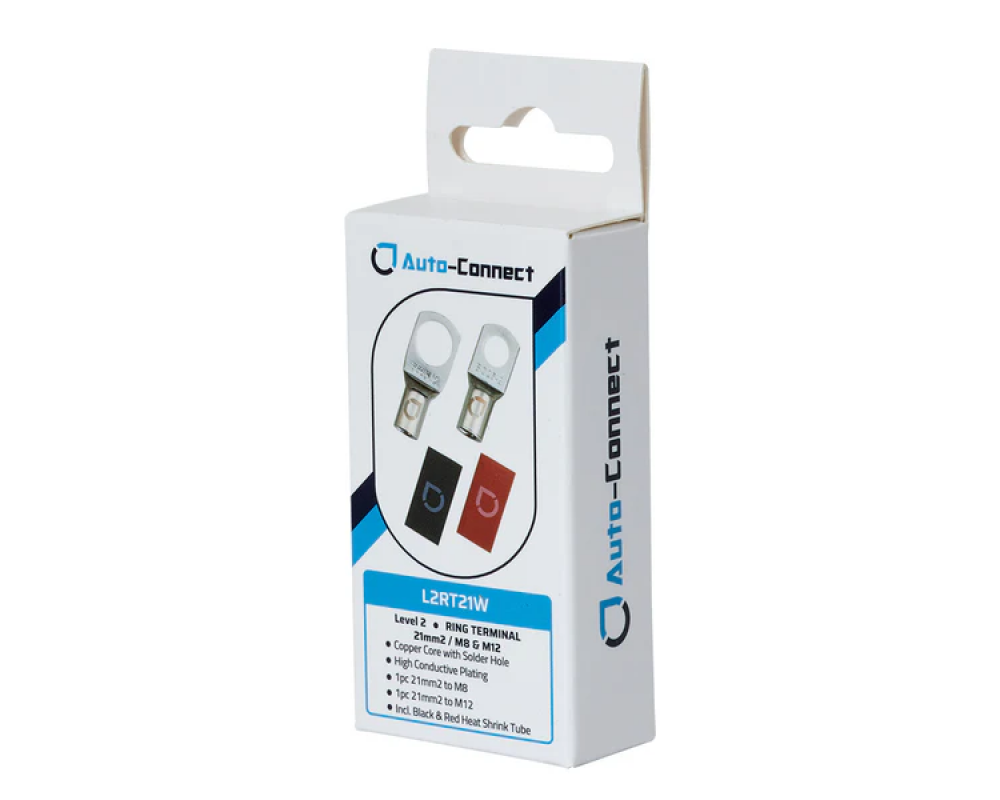Auto-Connect Level 2 Ring Terminal 21mm2 M12/M8