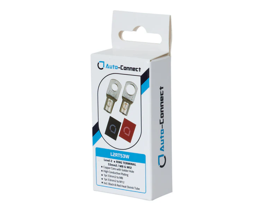 Auto-Connect Level 2 Ring Terminal 53mm2 M12/M8