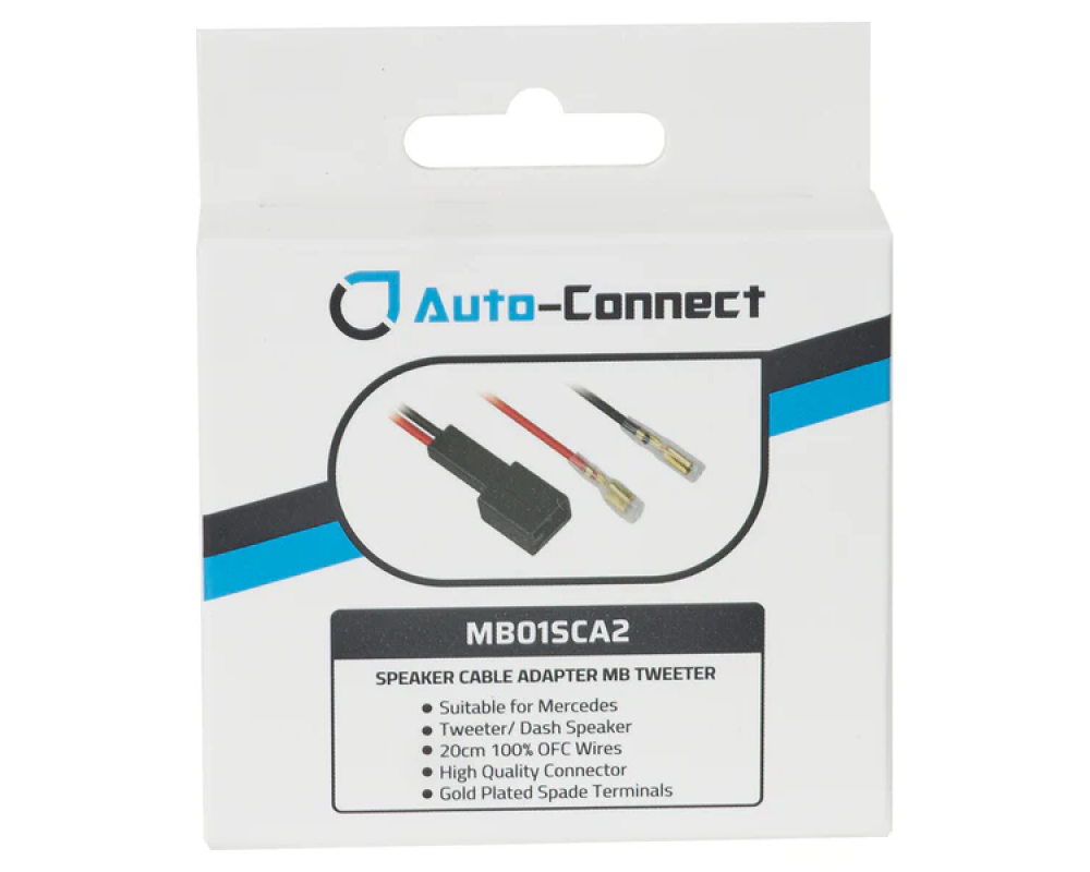 Auto-Connect Speaker Cable Adapter MB TW Black