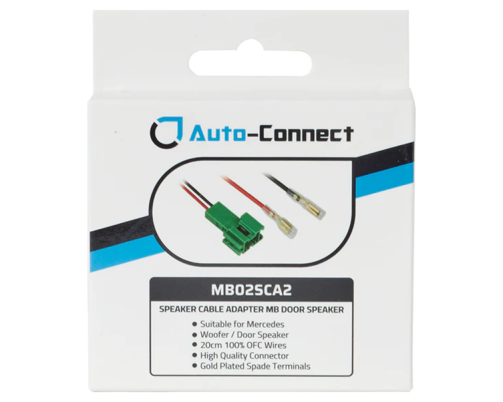 Auto-Connect Speaker Cable Adapter MB WF Green