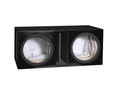 Auto-Connect Gepoorte Subwooferkist 2x12" 116 liter