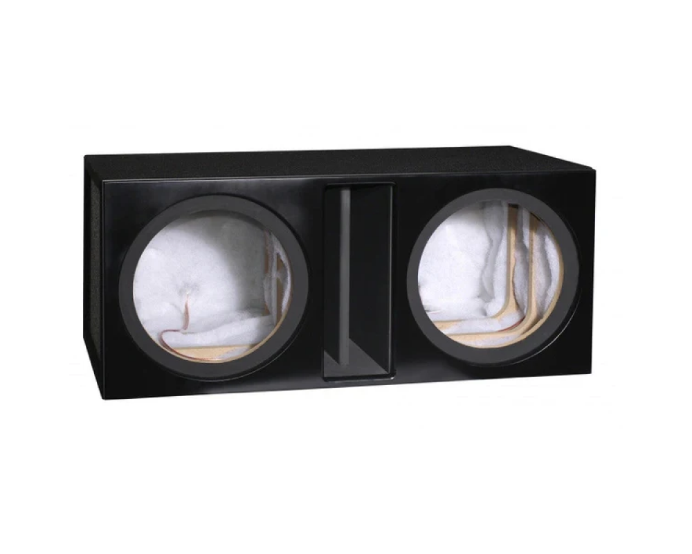 Auto-Connect Gepoorte Subwooferkist 2x12" 116 liter
