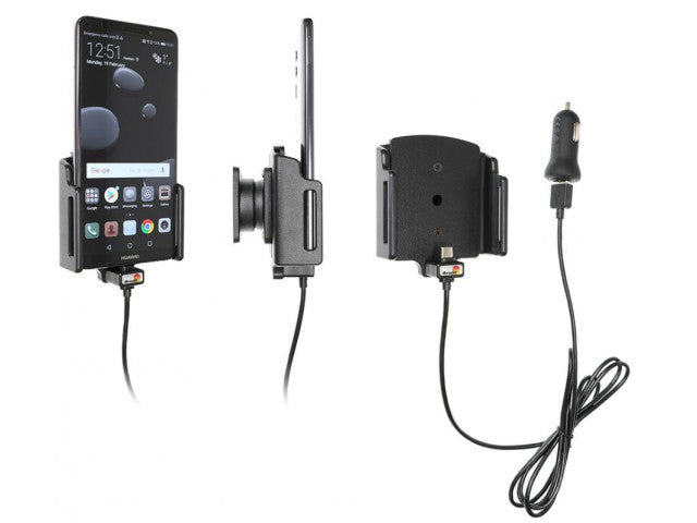 Brodit - Huawei Mate 10 Pro Actieve houder met 12V USB plug - Telefoon- & Tablethouder - artikel 721032 - afbeelding 2