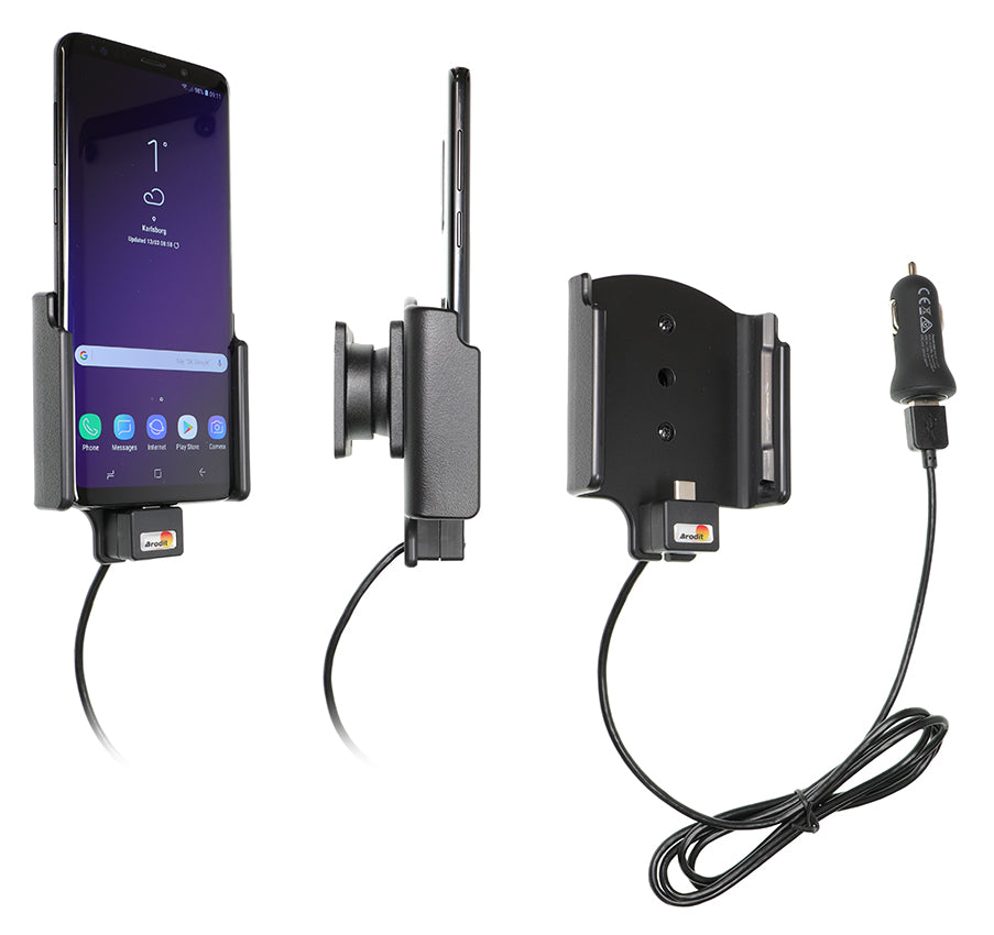 Active holder with USB-cable and cig-plug adapter 721039