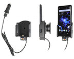 Brodit - Sony Xperia XZ2 Compact Actieve houder met 12V USB plug - Telefoon- & Tablethouder - artikel 721052