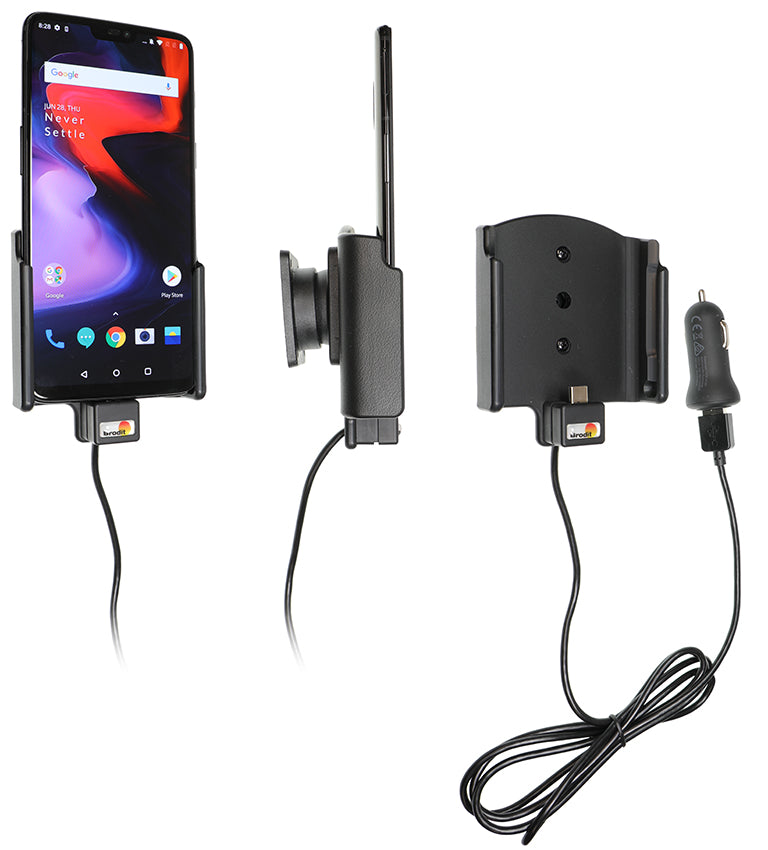 Active holder with USB-cable and cig-plug adapter 721059