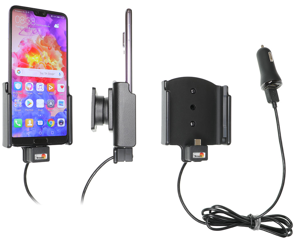 Active holder with USB-cable and cig-plug adapter 721074