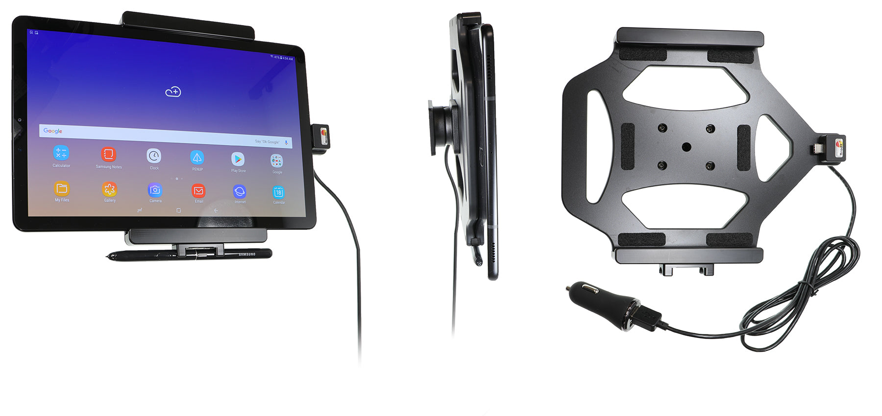 Active holder with USB-cable and cig-plug adapter 721077