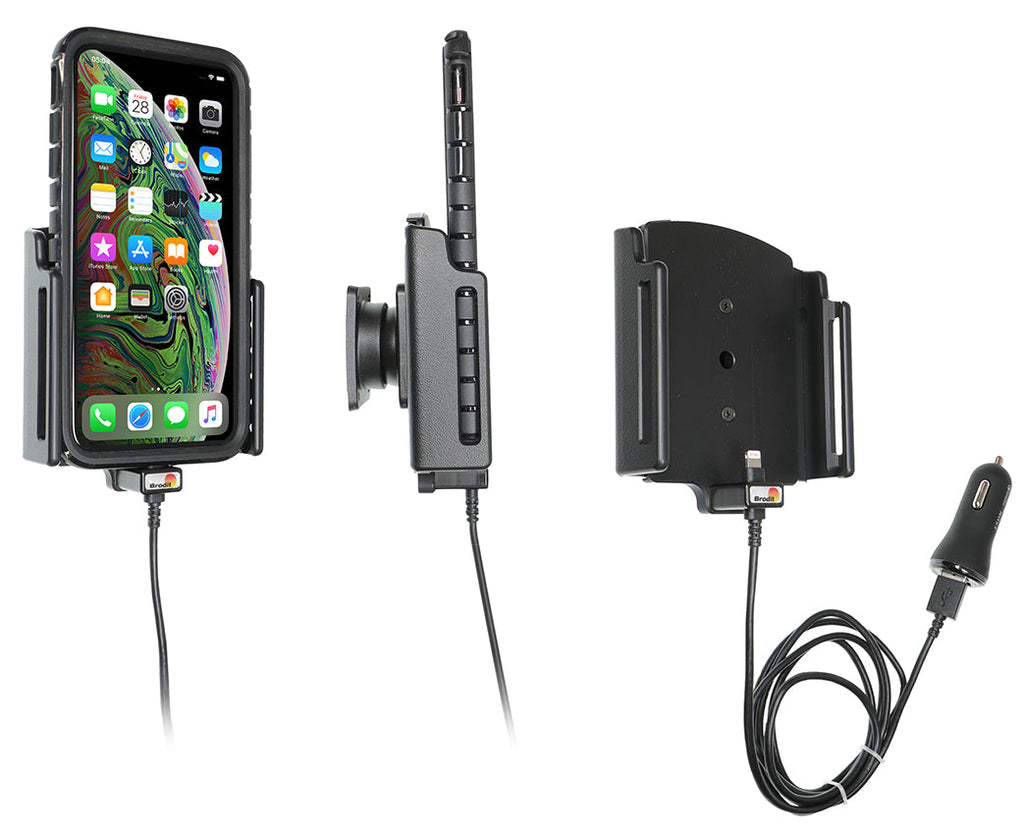 Active holder with USB-cable and cig-plug adapter 721083