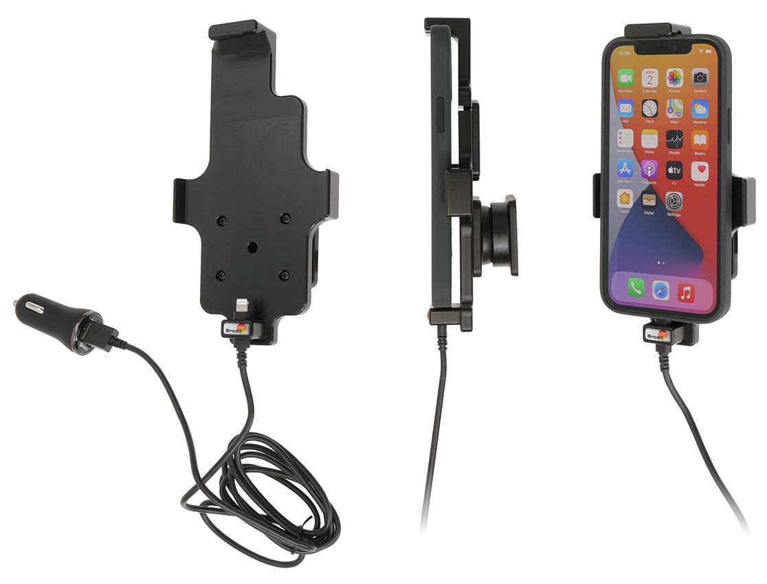Brodit Actieve Houder 721091 - Telefoonhouder Apple iPhone 13 Pro / iPhone 13 / iPhone 12 Pro / iPhone 12 / iPhone 11