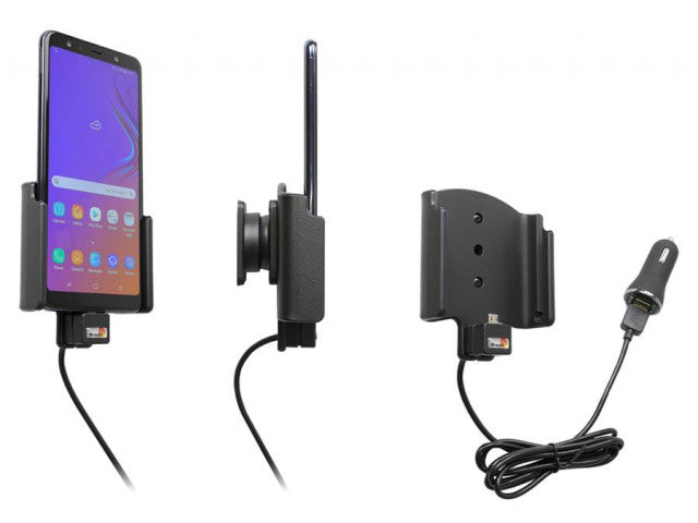 Brodit - Samsung Galaxy A7 (2018) Actieve houder met 12V USB plug - Telefoon- & Tablethouder - artikel 721098 - afbeelding 2