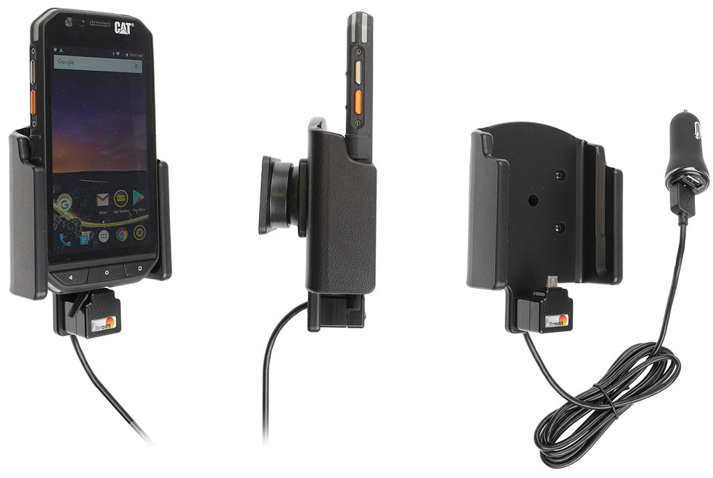 Active holder with USB-cable and cig-plug adapter 721129