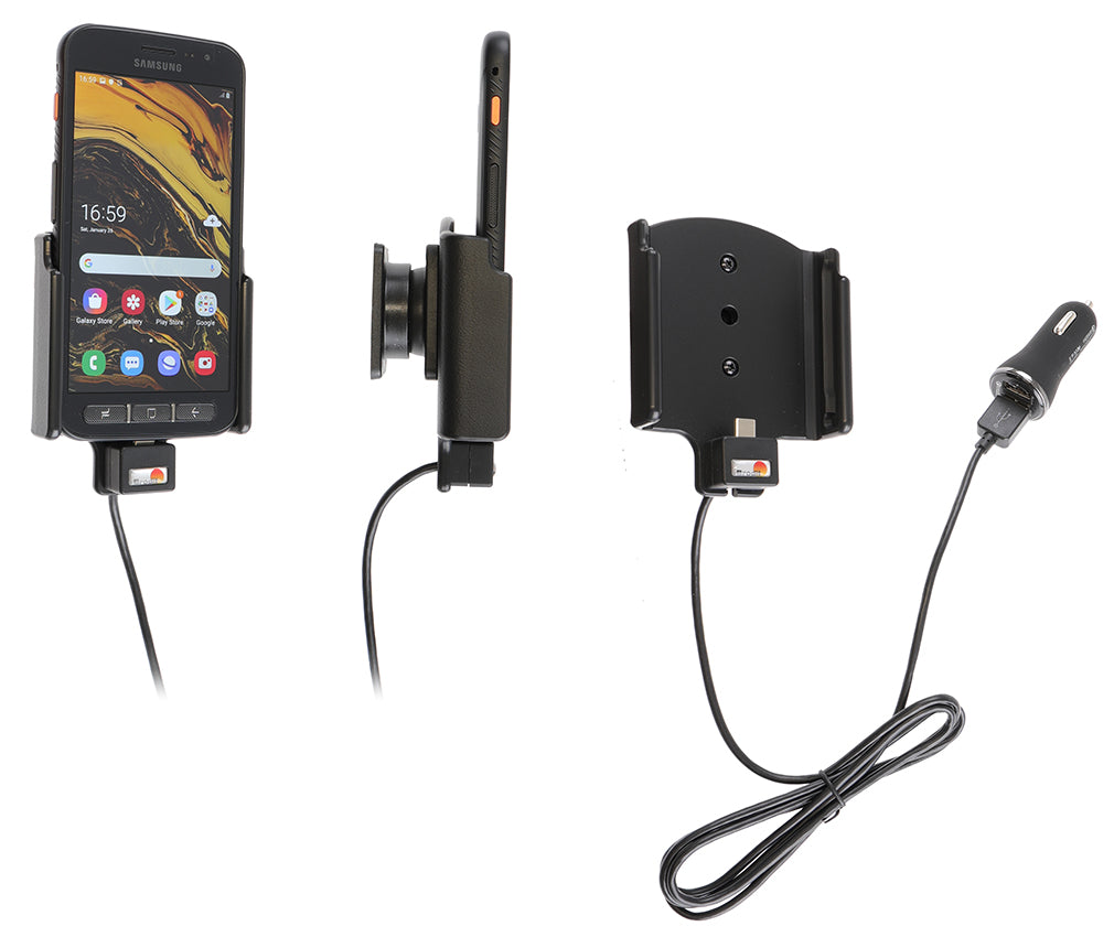 Active holder with USB-cable and cig-plug adapter 721133