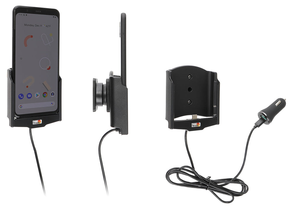 Active holder with USB-cable and cig-plug adapter 721177