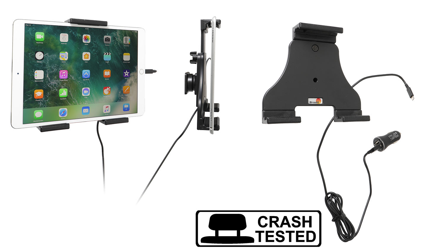 Active holder with USB-cable and cig-plug adapter 721188