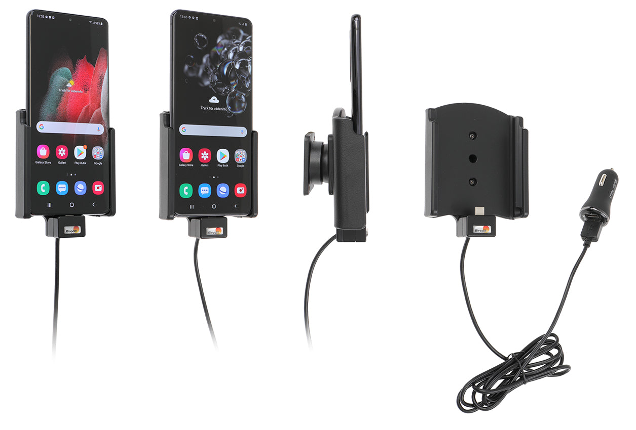 Active holder with USB-cable and cig-plug adapter 721192