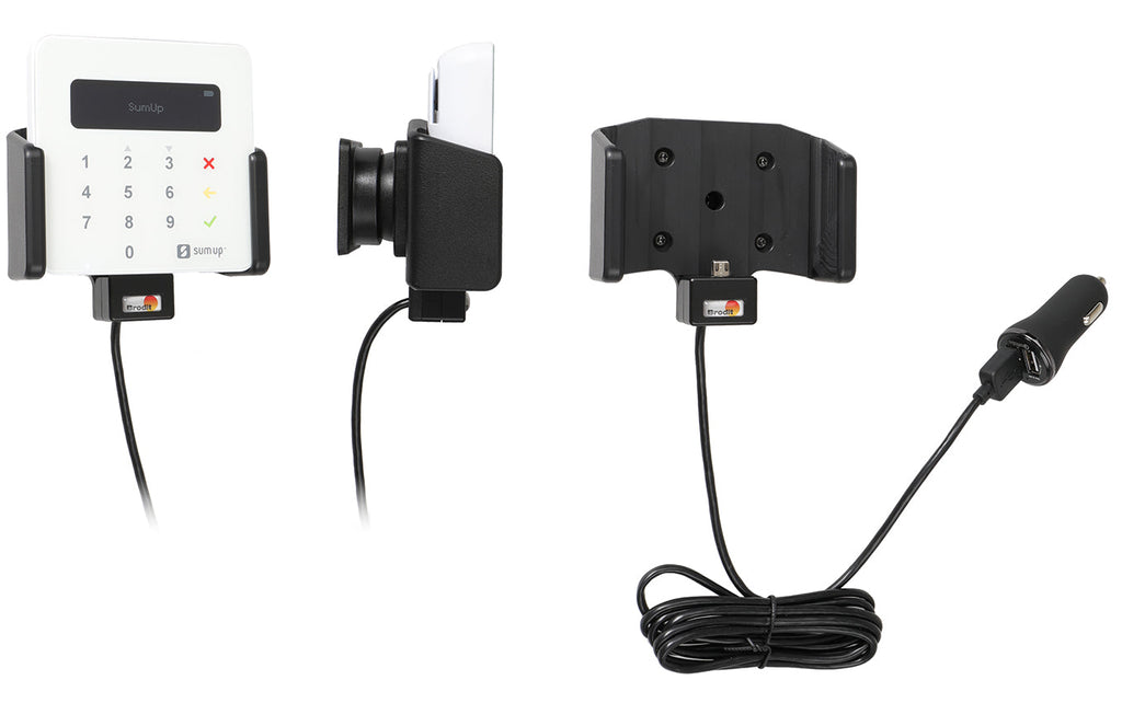 Active holder with USB-cable and cig-plug adapter 721198