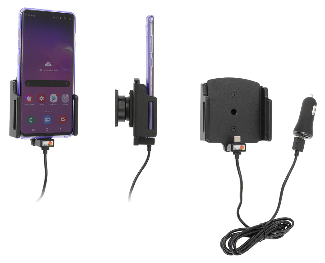 Active holder with USB-cable and cig-plug adapter 721204