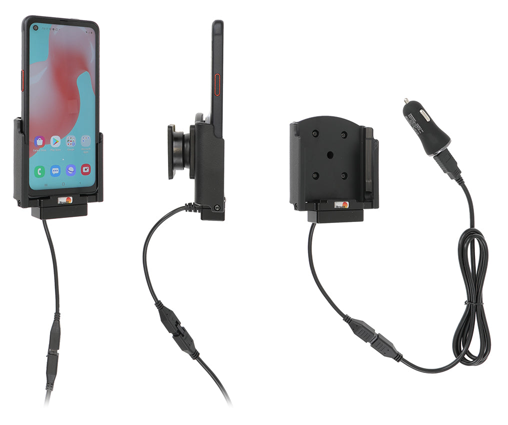 Active holder with USB-cable and cig-plug adapter 721207
