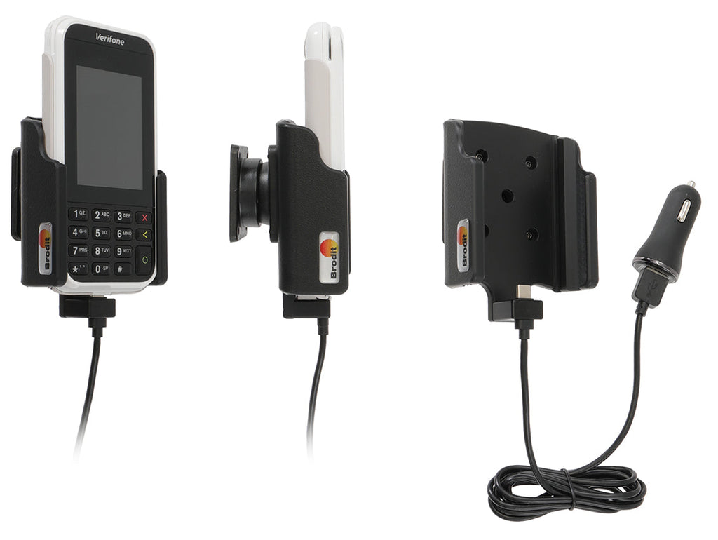 Active holder with USB-cable and cig-plug adapter 721213