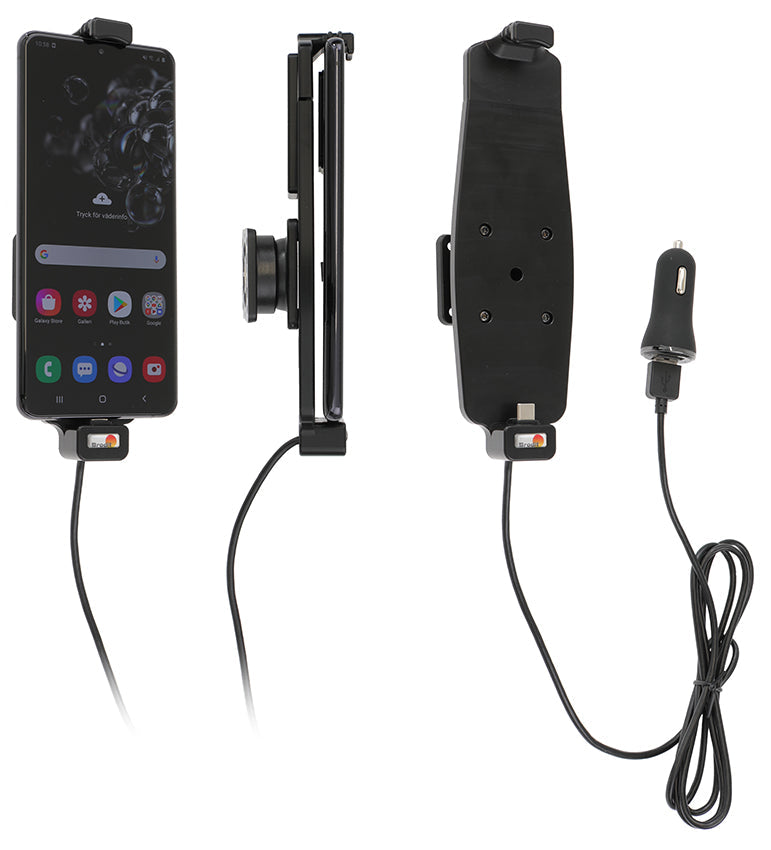 Active holder with USB-cable and cig-plug adapter 721218