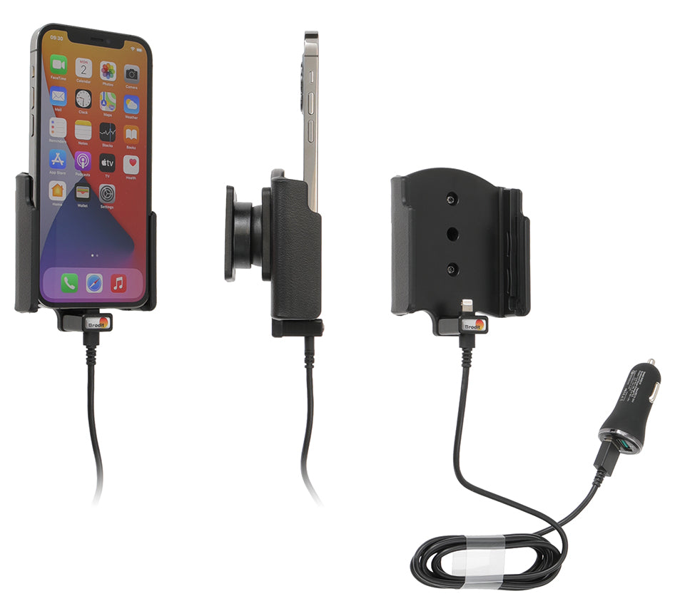 Active holder with USB-cable and cig-plug adapter 721235