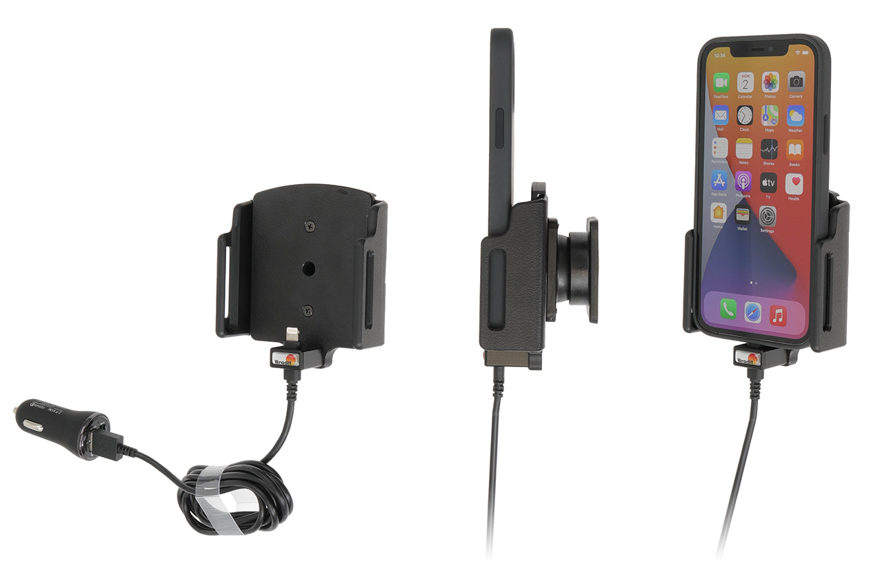 Brodit Actieve Houder 721237 - Telefoonhouder Apple iPhone 14 Pro Max / iPhone 14 Plus / iPhone 14 / iPhone 13 Pro Max / iPhone 13 Pro