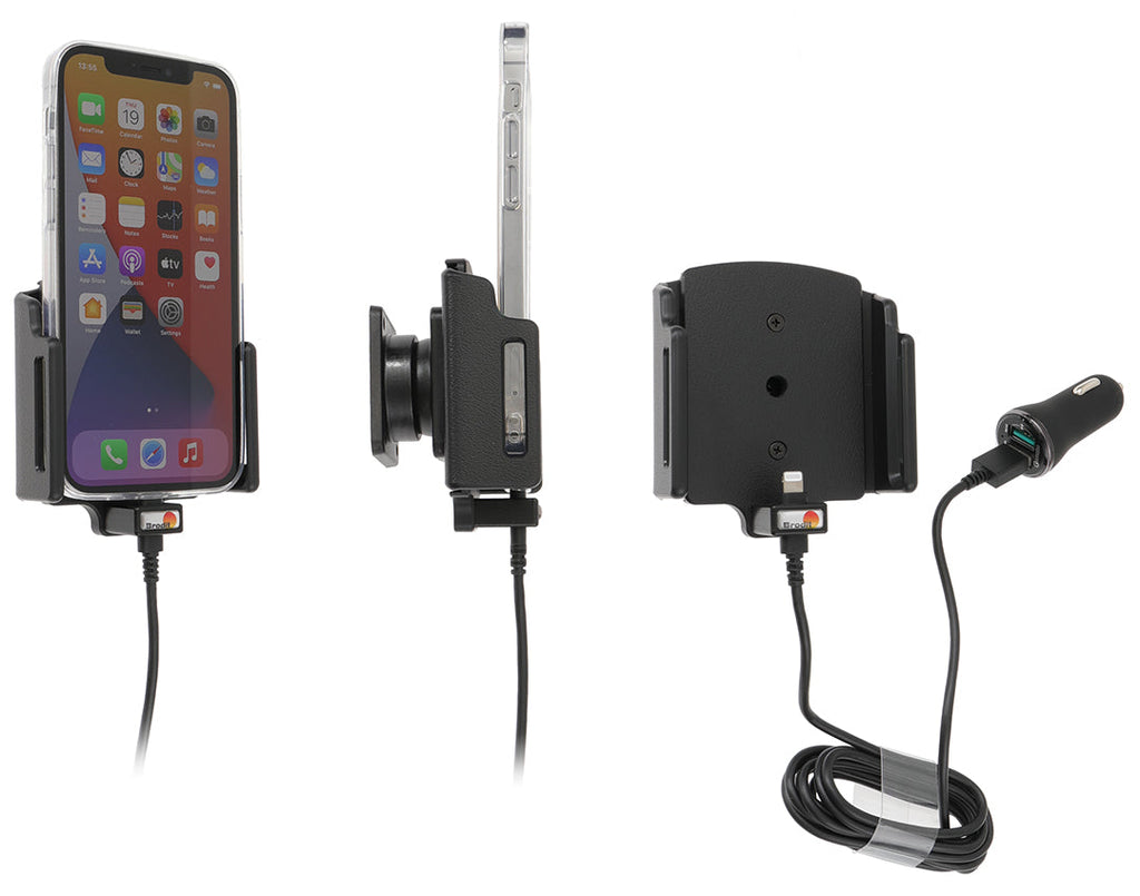Active holder with USB-cable and cig-plug adapter 721239
