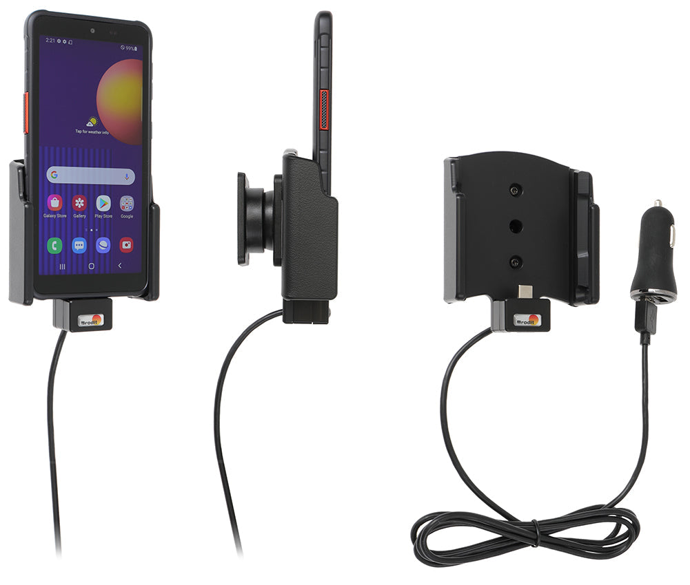 Active holder with USB-cable and cig-plug adapter 721242