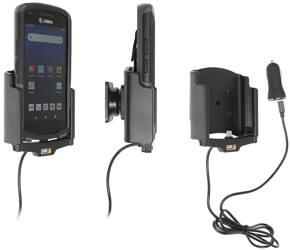 Active holder with USB-cable and cig-plug adapter 721252