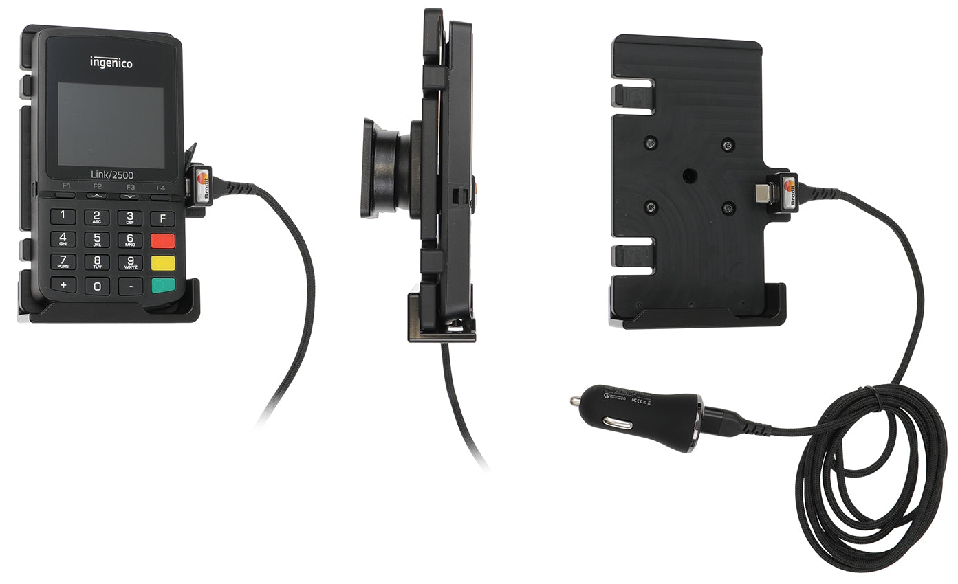 Active holder with USB-cable and cig-plug adapter 721273