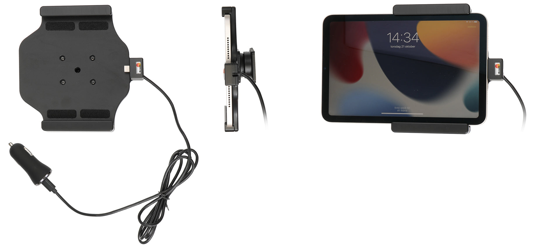 Brodit Actieve Houder 721278 - Tablethouder Apple iPad Mini 7th Gen 2024 / iPad Mini 6th Gen