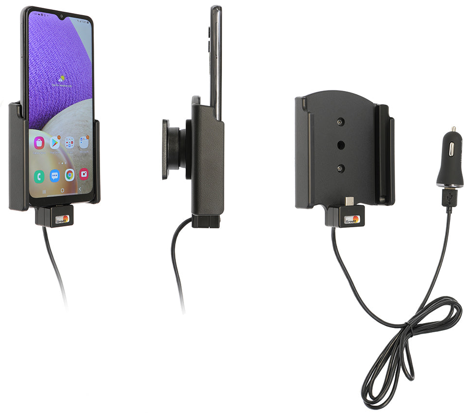 Active holder with USB-cable and cig-plug adapter 721280