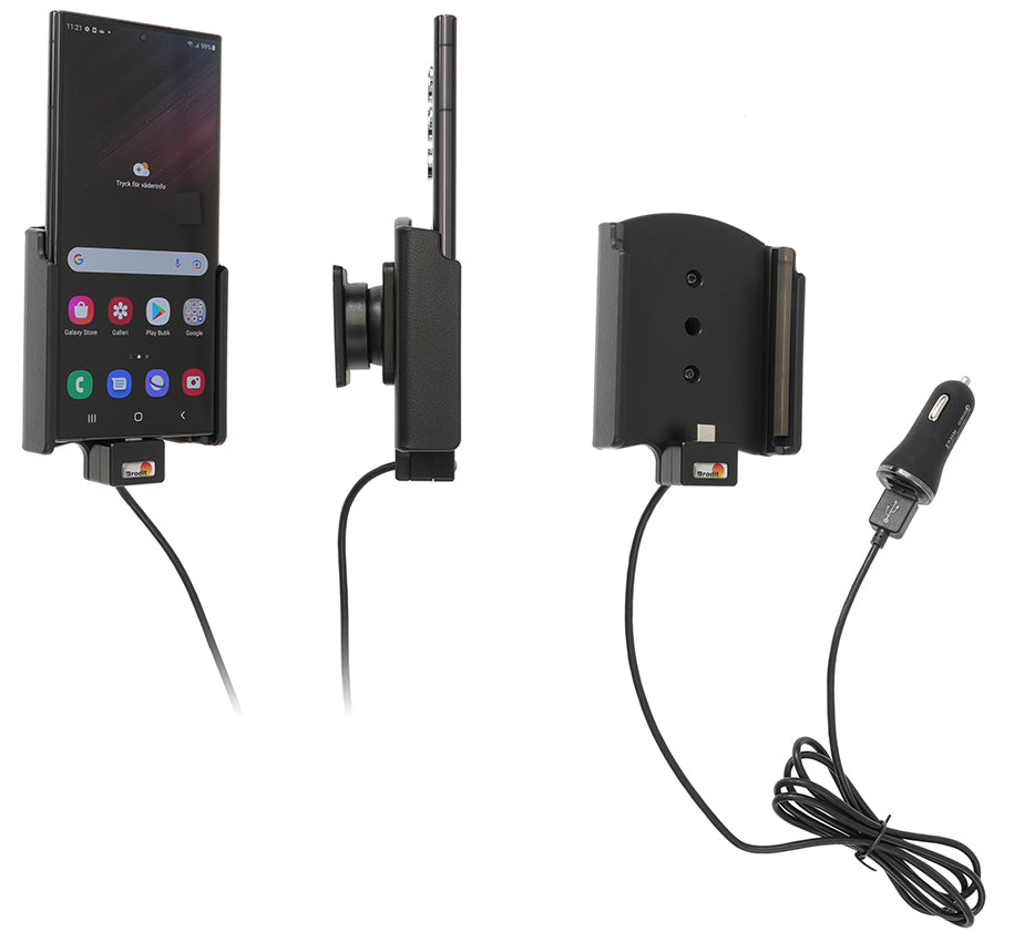 Active holder with USB-cable and cig-plug adapter 721291