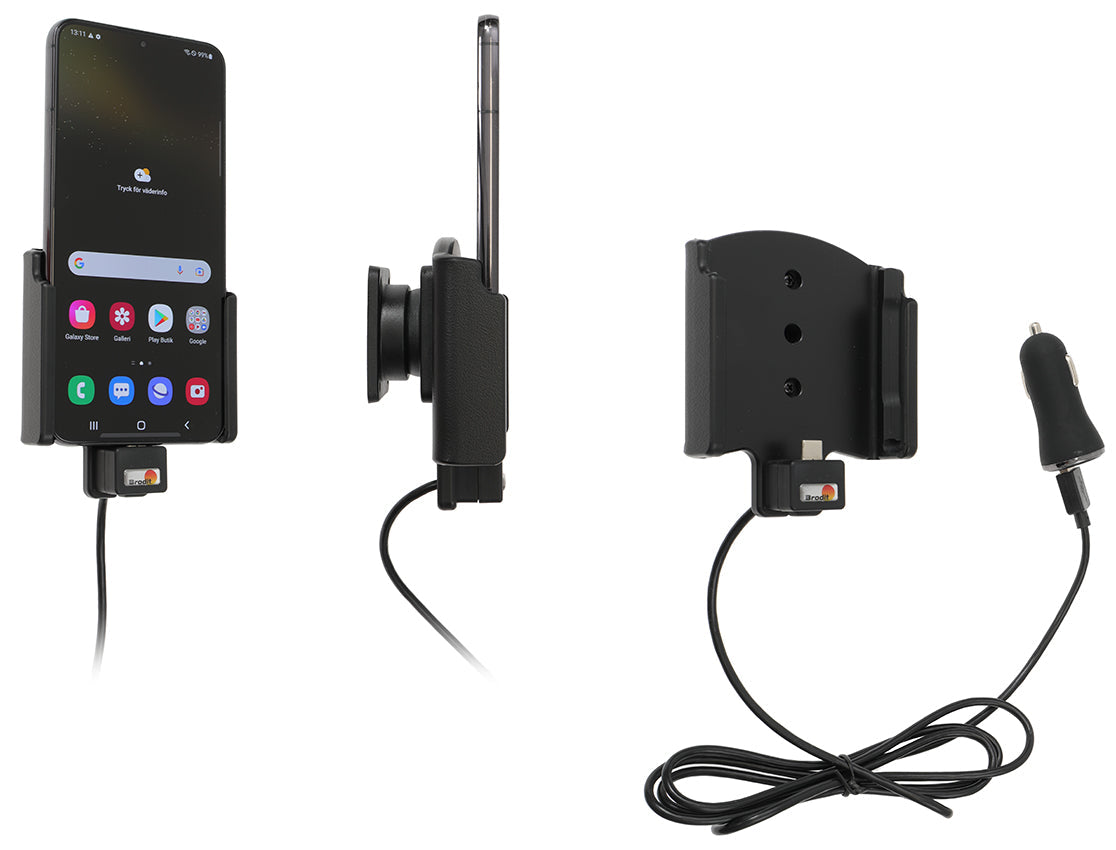 Active holder with USB-cable and cig-plug adapter 721294