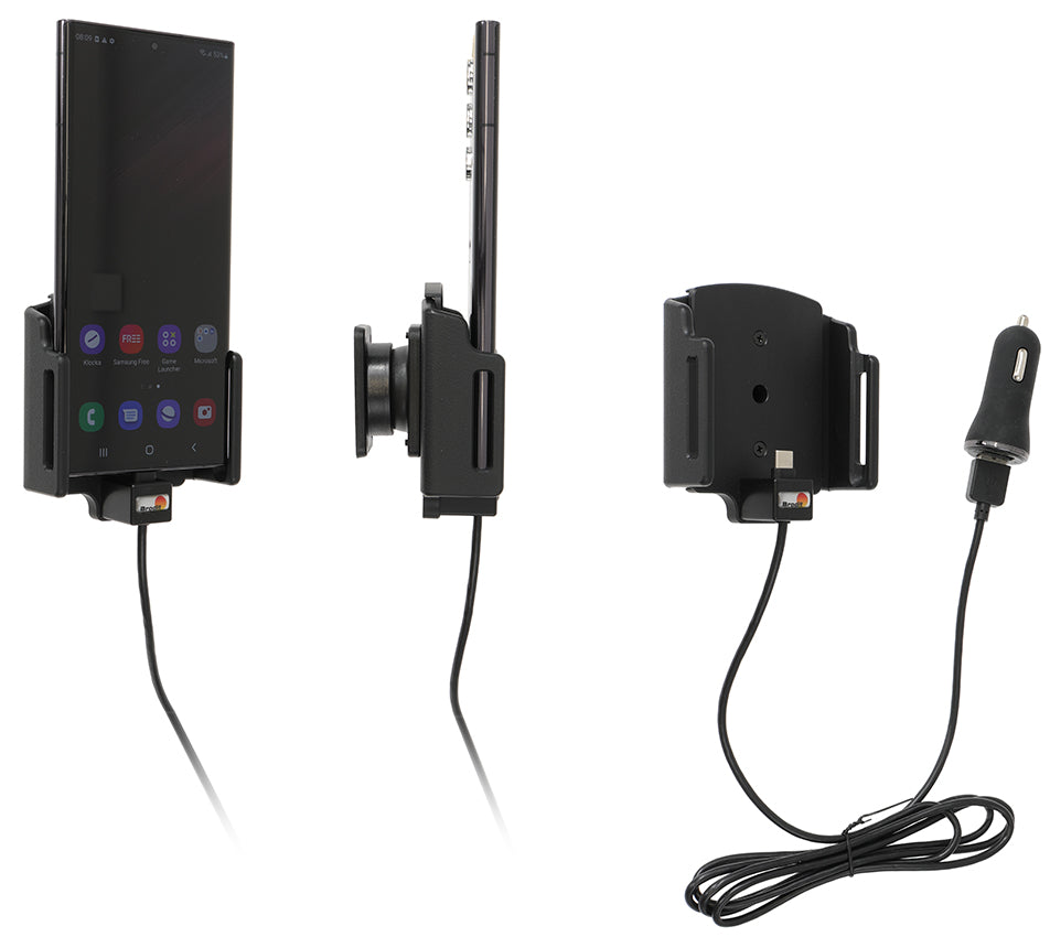 Active holder with USB-cable and cig-plug adapter 721295
