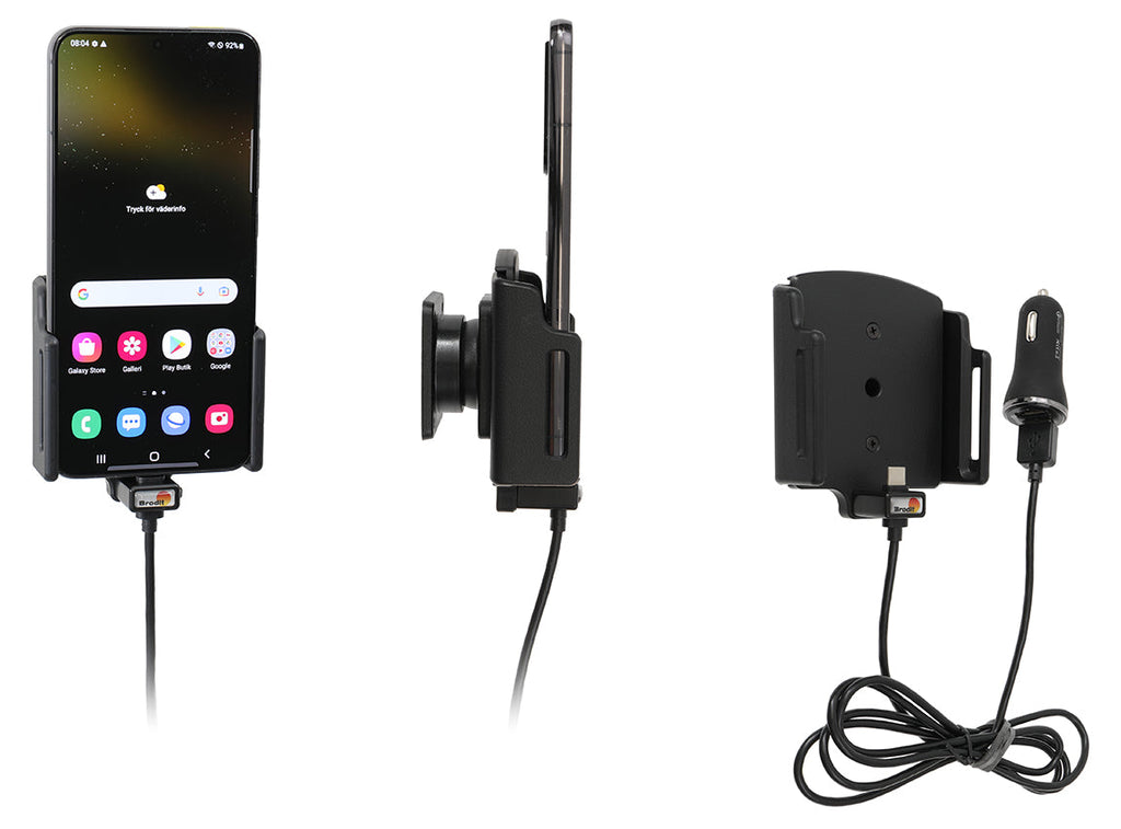 Active holder with USB-cable and cig-plug adapter 721299