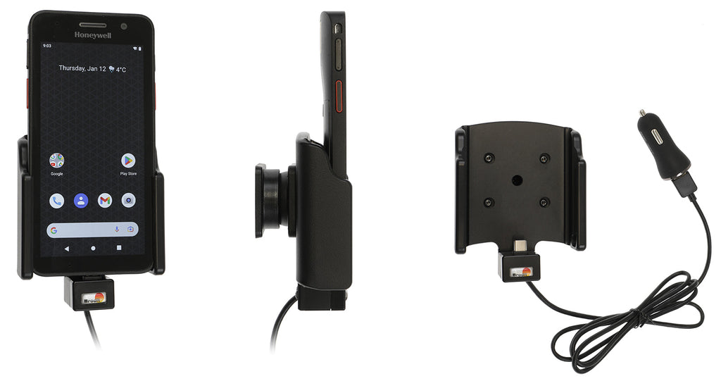 Active holder with USB-cable and cig-plug adapter 721334