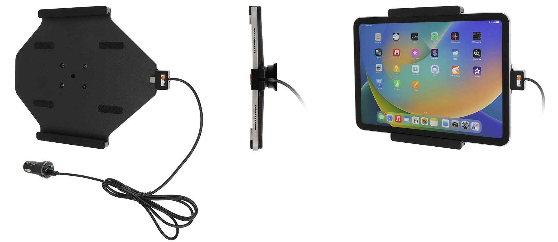 Brodit Actieve Houder 721339 - Tablethouder Apple iPad 2025 A16 / iPad 11th Gen / iPad 10th Gen